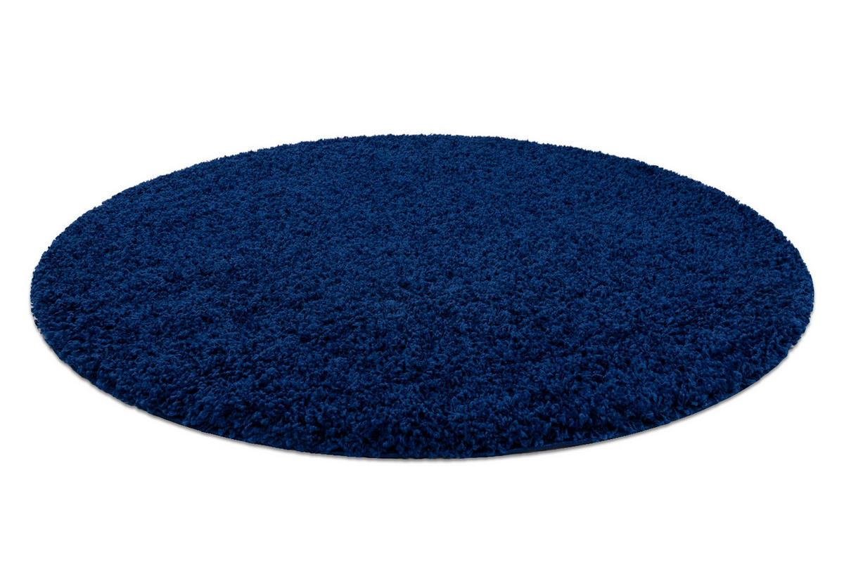 TEPPICH Soffi 120 cm - Blau, Textil (120/120cm) - rugsX