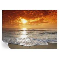 FOTOTAPETE 208x146 cm - Meereswellen - Gelb, Textil (208/146cm) - Wallfluent