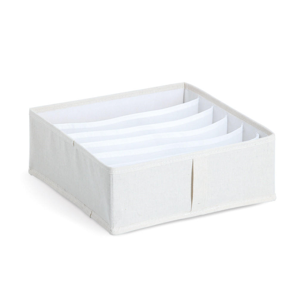 Zeller Unterwäsche-Organizer Beige 30x11x30 cm