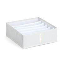 UNTERWÄSCHE-ORGANIZER mit 6 Fächern Nomad 30/30/11 cm - Beige, Kunststoff (30/11/30cm) - ZELLER