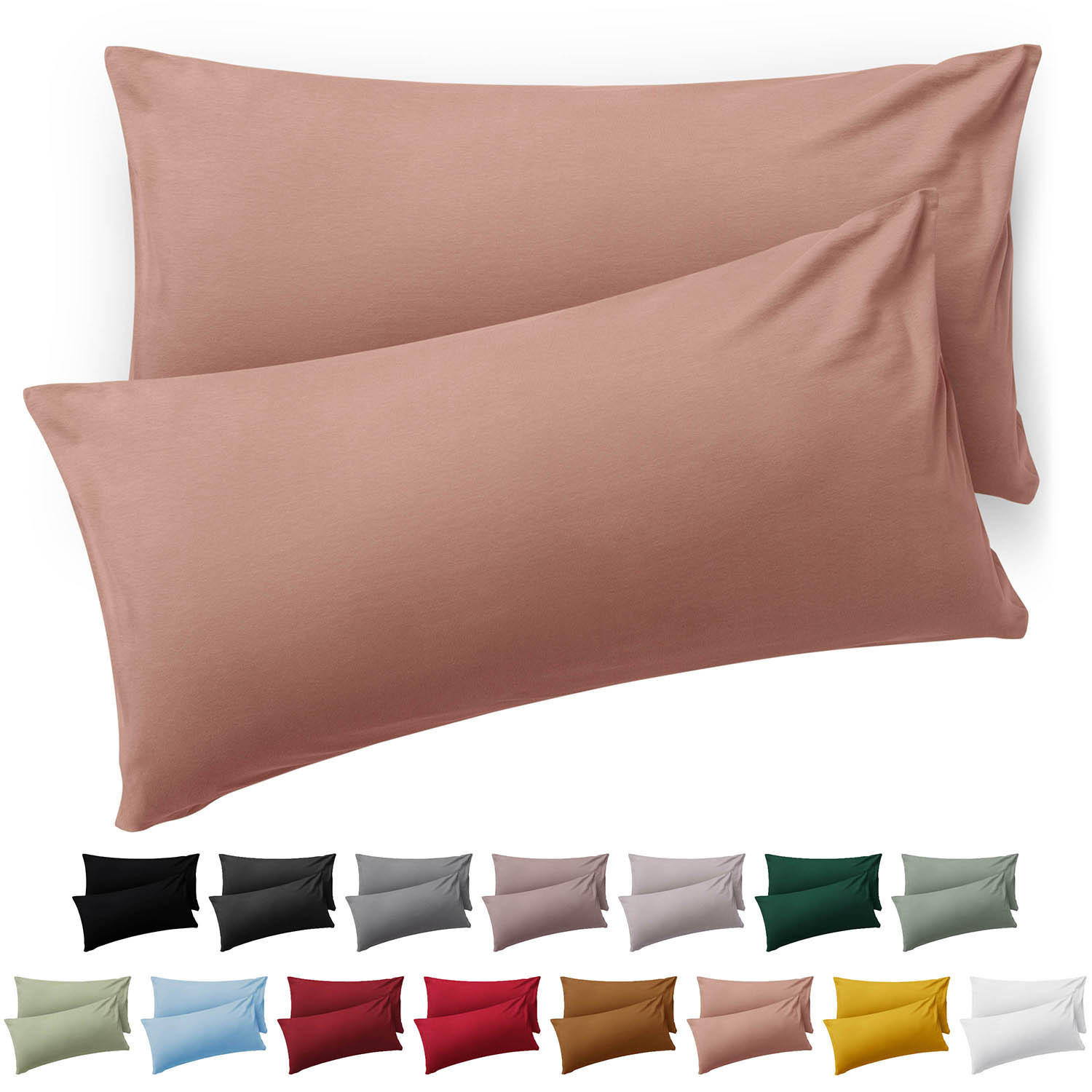 Blumtal Kissenbezug Rosa 60x40 cm