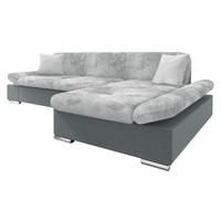 ECKSOFA Malwi Premiumi, Seite: Rechts - Grau, Holz/Textil (278/161cm) - MIRJAN24