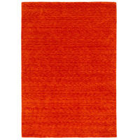 WOLLE NATUR TEPPICH GABBEH MAYA EINFARBIG - Terra cotta, Textil (70/300cm) - Pergamon