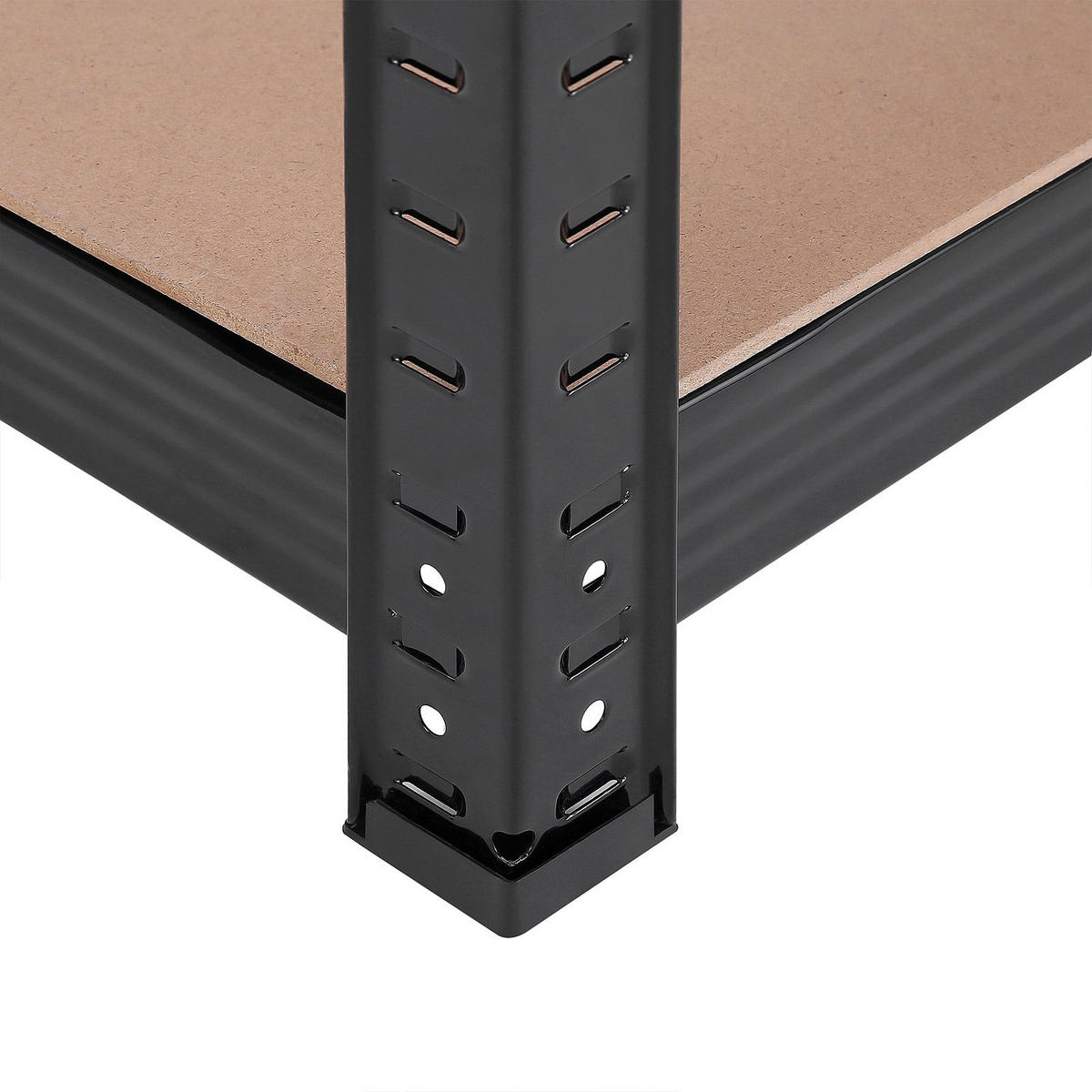 STANDREGAL - Schwarz, Metall (100/200/50cm) - Hansiro