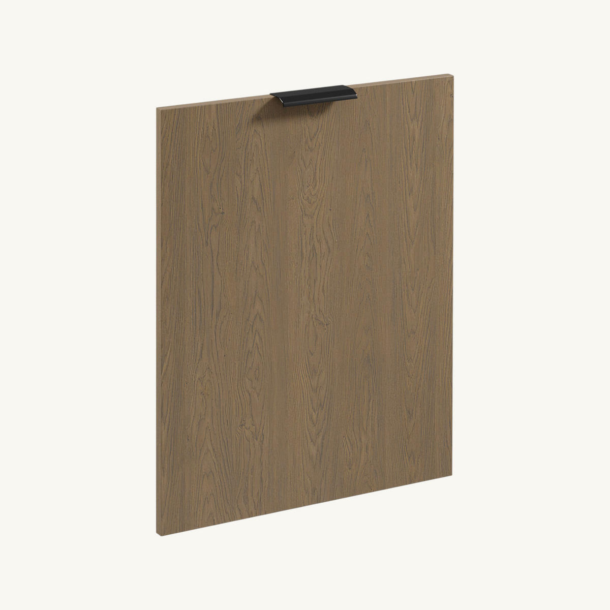 KÜCHENZEILE 240 cm Livaro – KU-S29 – Dunkle Eiche - Dunkelbraun/Schwarz, Holzwerkstoff/Metall (240/247/60cm) - hi-markt