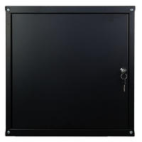 SCHLIESSFACHWÜRFEL Cubic XL HxBxT 45x45x45 cm Schwarz - Schwarz, Metall (45/45/45cm) - PROREGAL