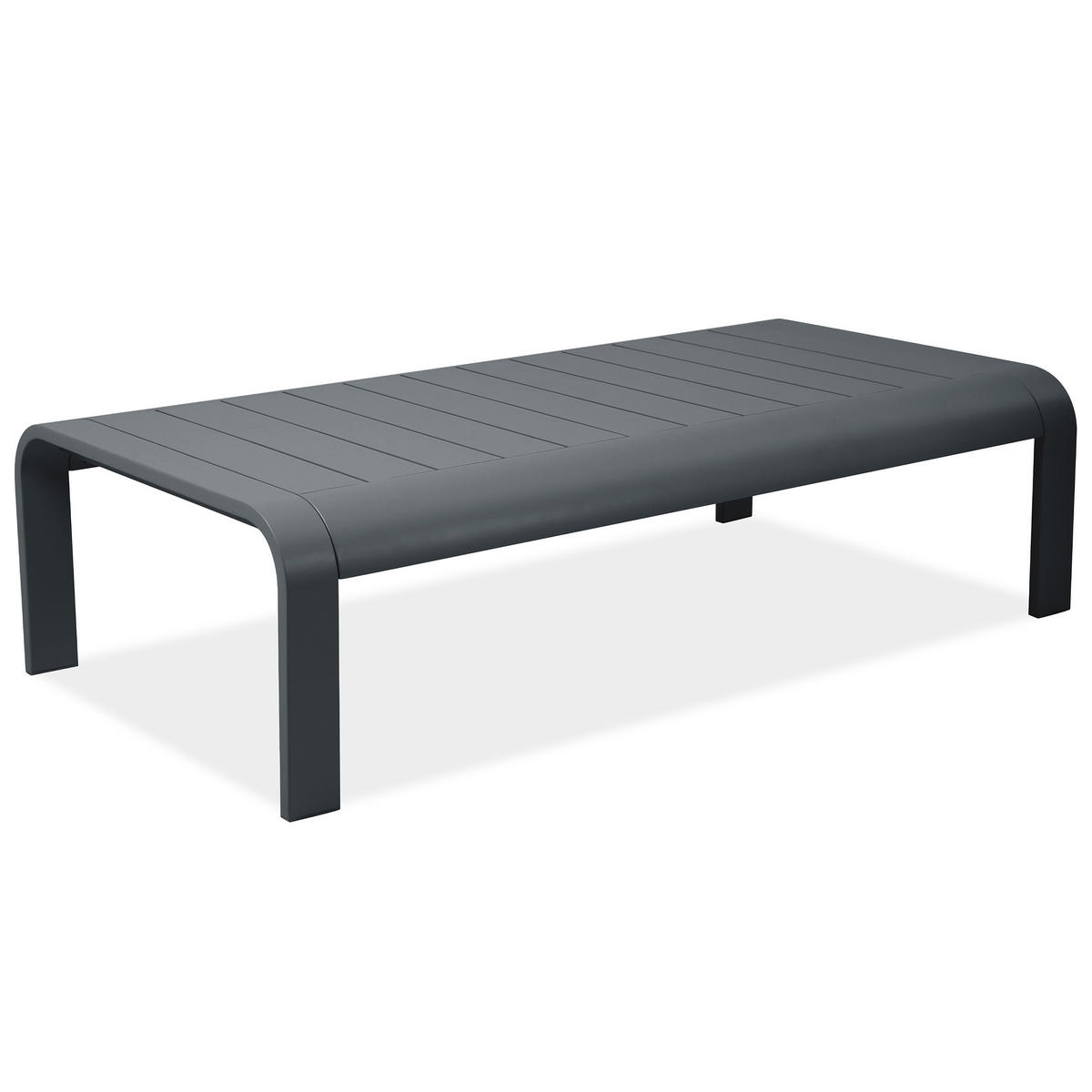 ZAHRADNÍ SADA Selene se sofa, křesly a konferenčním stolkem, pro 5 osob, kovové nohy, tmavě šedá - tmavě šedá, kov - Beautysofa