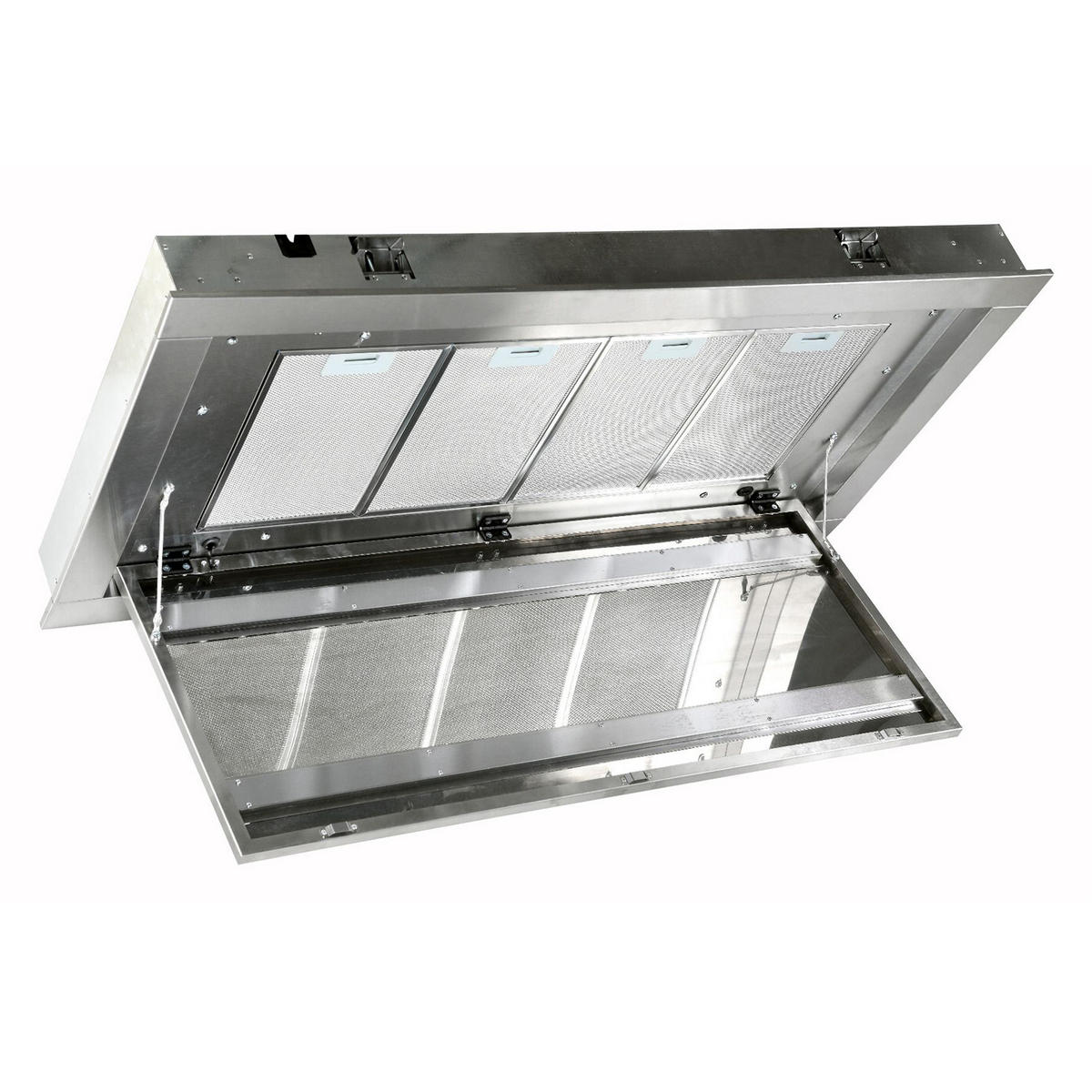 DUNSTABZUGSHAUBE GCH C 332 90 IS 90 cm Edelstahl - Silberfarben, Metall (90/10/60cm) - Gurari