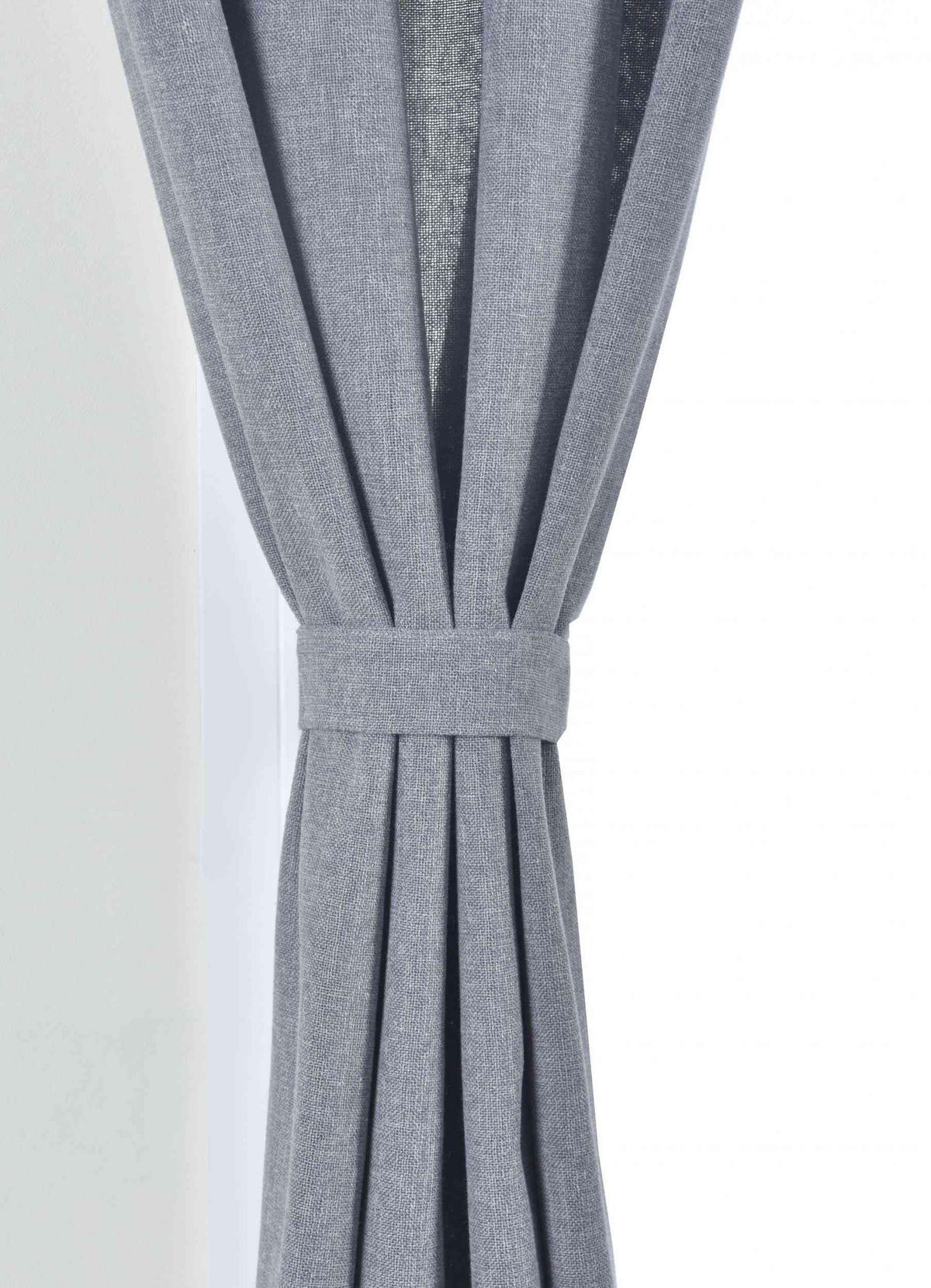 VORHANG »Essen« HxB 245x145 cm Dunkelgrau - Dunkelgrau, Textil (145/245cm) - Gardinenbox
