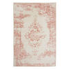 VINTAGE-TEPPICH Sia 80/150 cm - Creme/Rosa, Kunststoff (80/150cm) - benuta