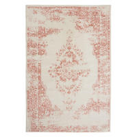 VINTAGE-TEPPICH Sia 200/300 cm - Creme/Rosa, Kunststoff (200/300cm) - benuta