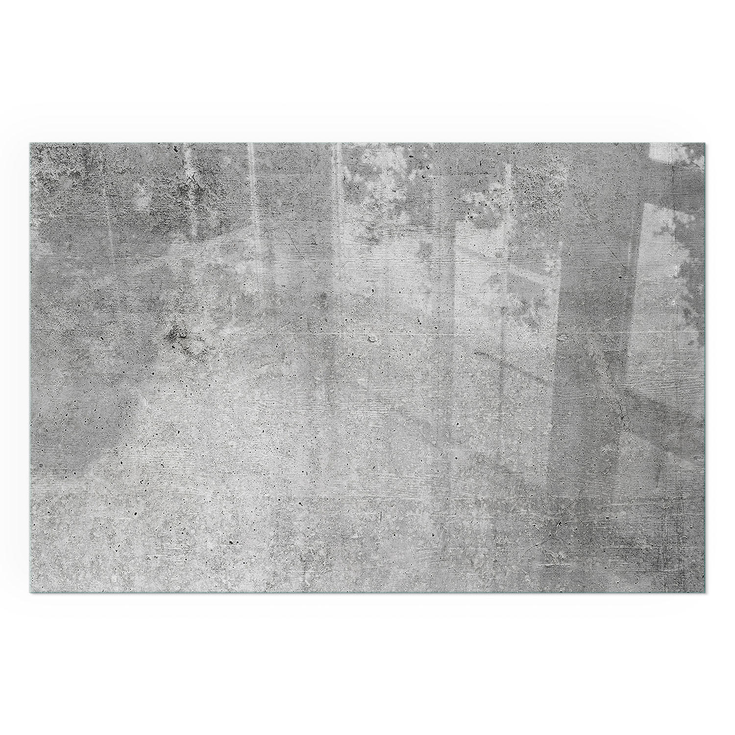 GLASPLATTE für Kamin 120x80 cm - Grau, Glas (120/80/0.4cm) - TULUP