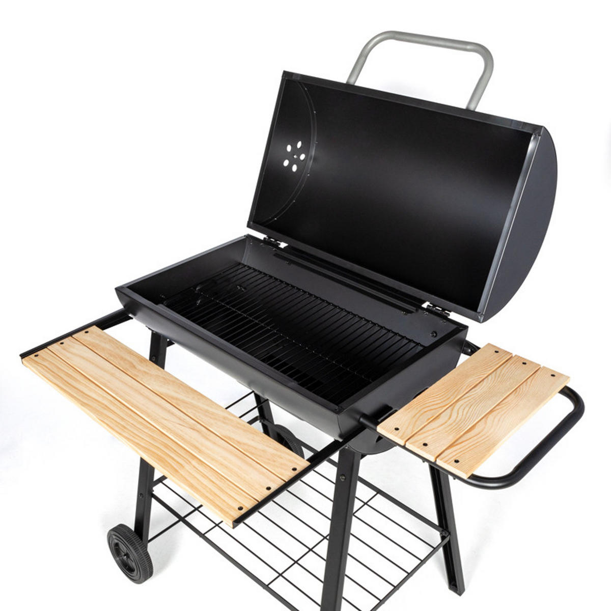 KOHLEGRILL Schwarz - Schwarz, Metall (70/91.5/92cm)