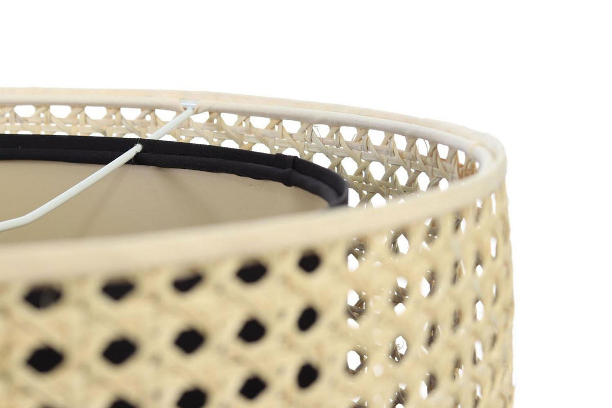 HÄNGELEUCHTE Schwarz 60/35 cm - Beige/Schwarz, Textil (60/1.2/35cm) - ONZENO