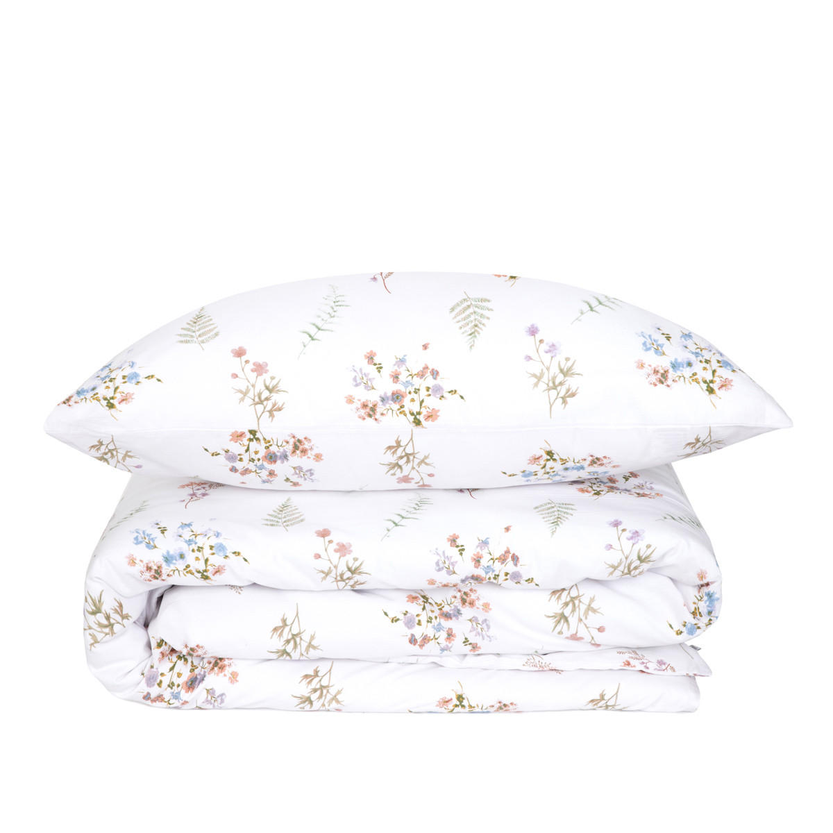 BETTWÄSCHE Fern 200/220 cm - Multicolor/Weiß, Textil (220/200cm) - Homla
