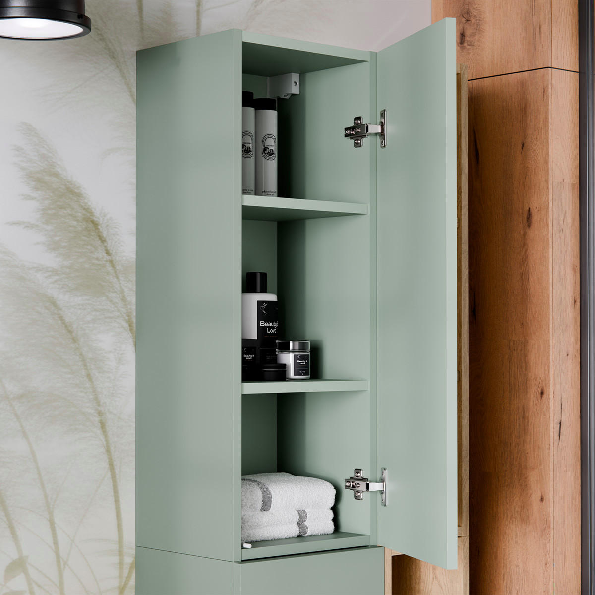 SKŘÍŇORIA Zelená - zelená barva, kompozitní dřevo (50/80/26.6cm) - Petits-meubles