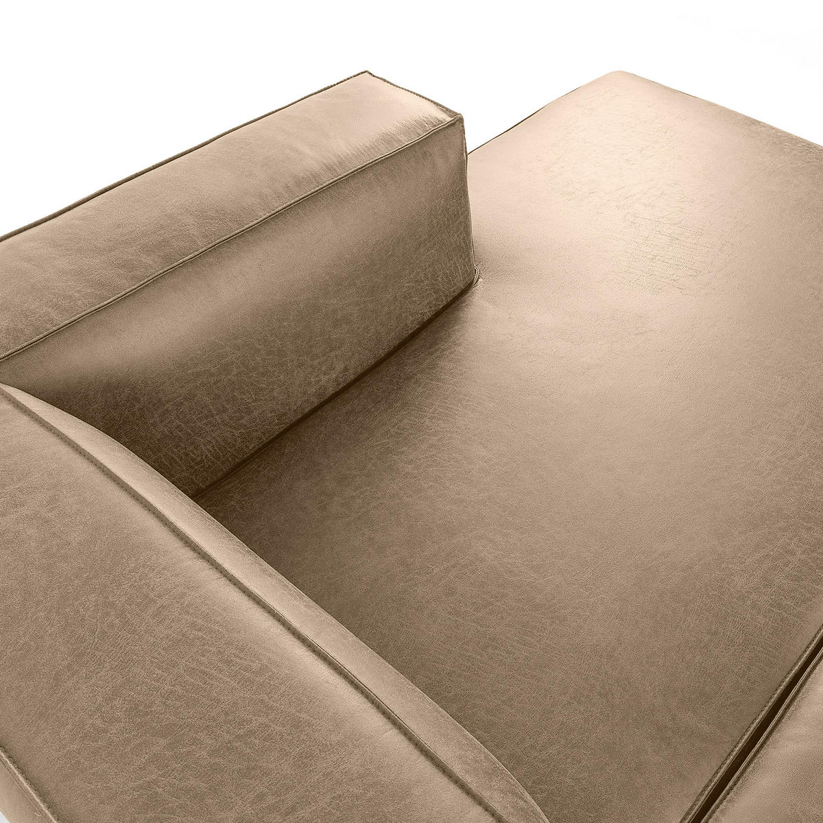 ECKSOFA RECHTS FEROX, Beige - Beige, Holz/Holzwerkstoff (300/175cm) - KONSIMO®