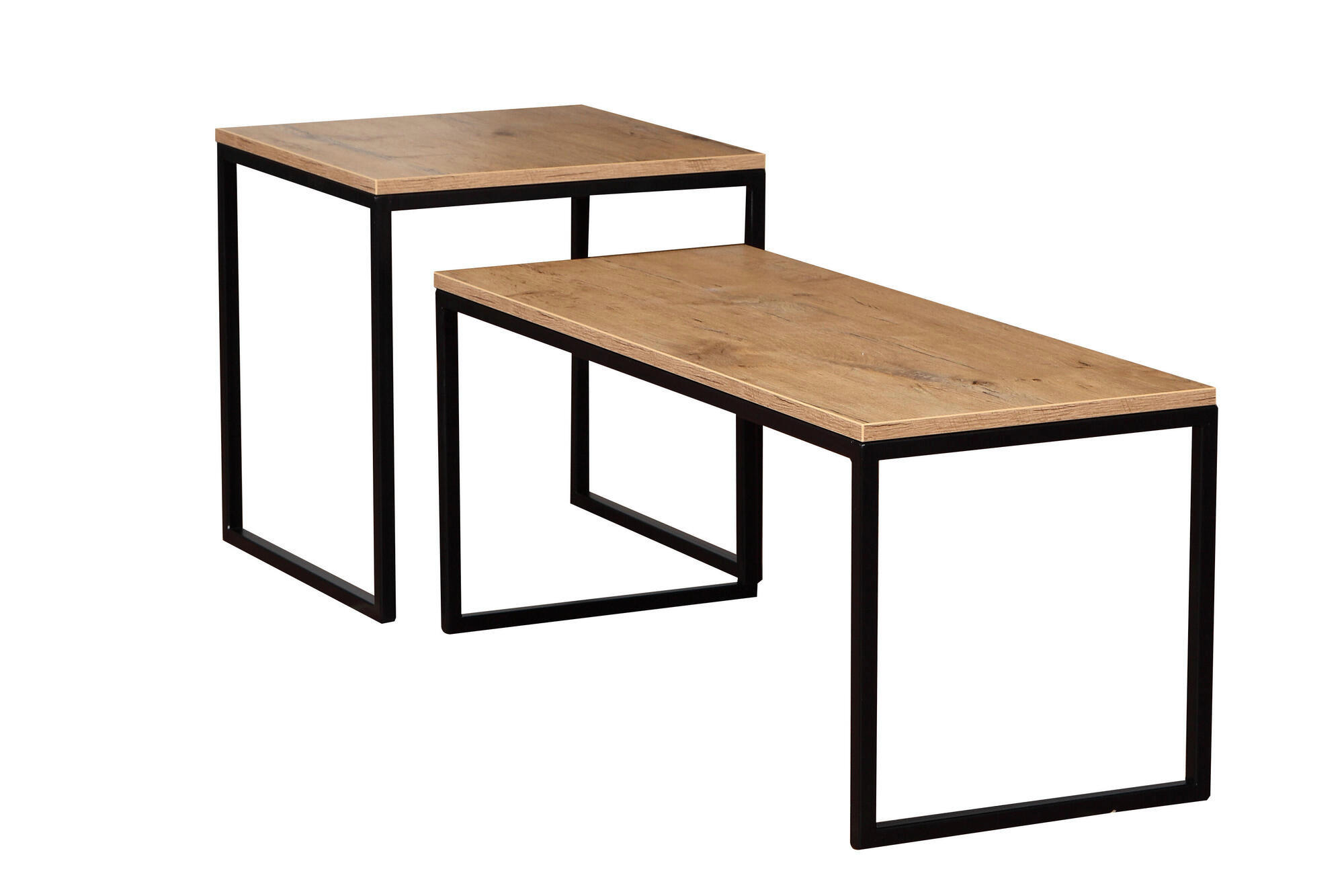 COUCHTISCH TONY Orange 50x50x50 cm - Orange, Holzwerkstoff (50/50/50cm) - FURNLUX