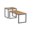 COUCHTISCH TONY Orange 50x50x50 cm - Orange, Holzwerkstoff (50/50/50cm) - FURNLUX