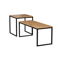 COUCHTISCH TONY Orange 50x50x50 cm - Orange, Holzwerkstoff (50/50/50cm) - FURNLUX