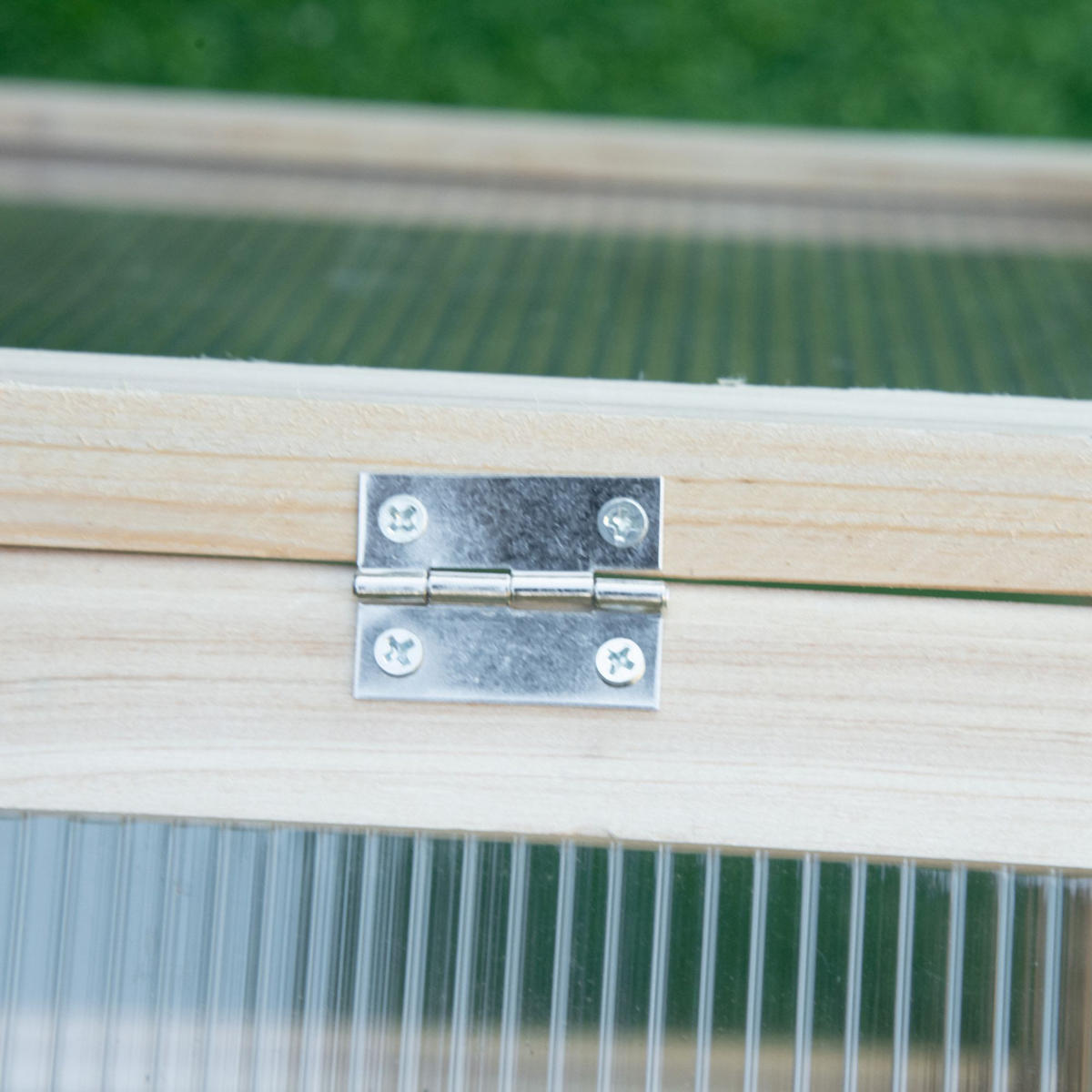 FRÜHBEET aus Holz 90 x 52 x 49,5 cm - Naturfarben, Holz (52/49.5/90cm) - Outsunny