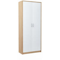 BÜCHERREGAL R4 Sonoma Eiche-Weiß 74/35/180 cm - Weiß/Sonoma Eiche, Holzwerkstoff (74/180/35cm) - Matkam Möbel