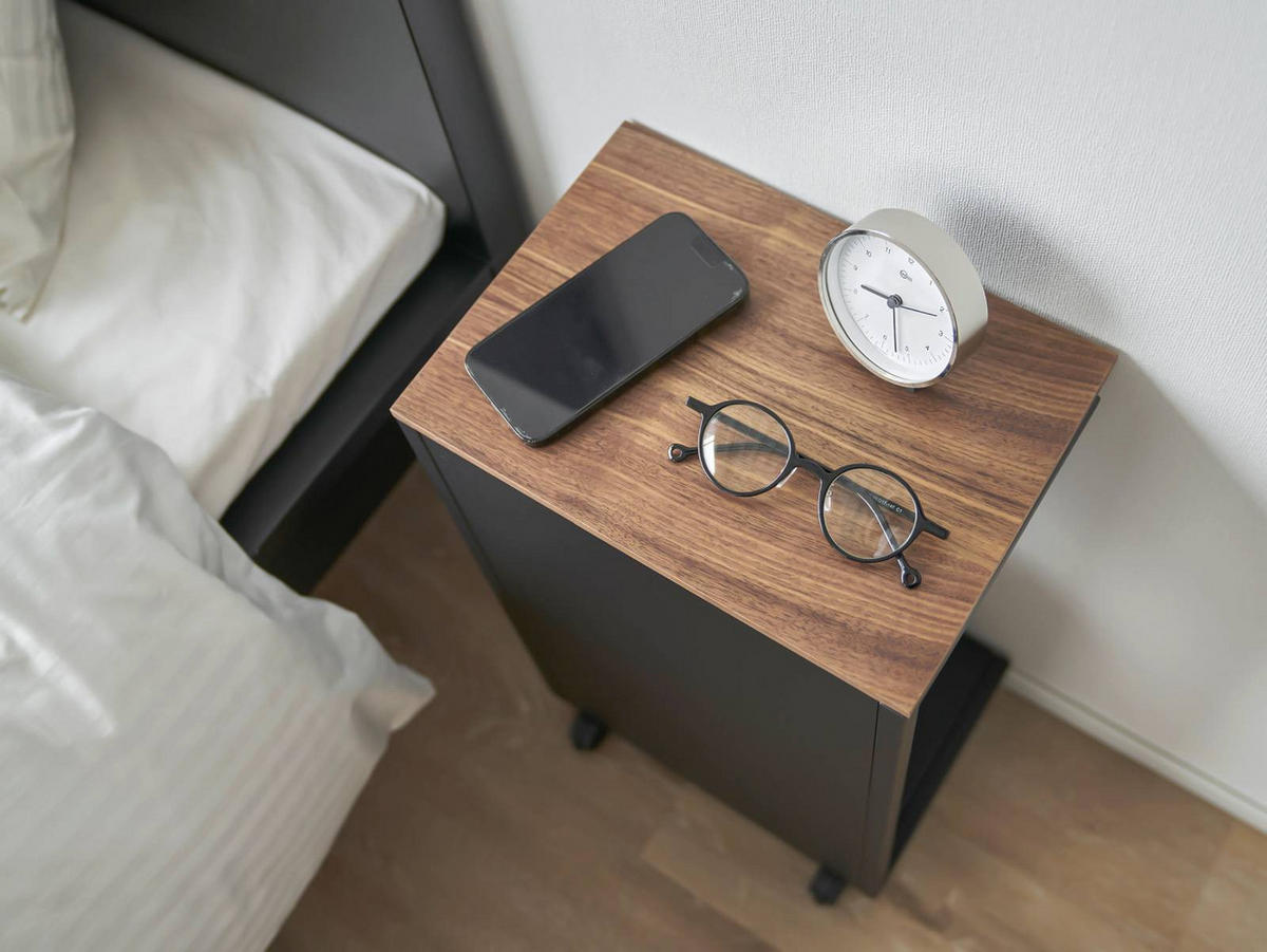 BEISTELLTISCH Tower schwarz 31/55/22 cm - Schwarz, Metall (22/31/55cm) - Yamazaki