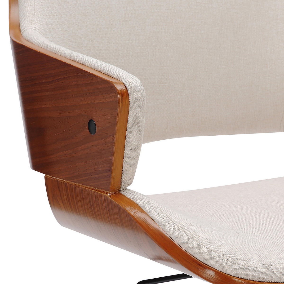 BÜRODREHSTUHL - Beige, Holzwerkstoff/Textil (54/82/60cm) - home24