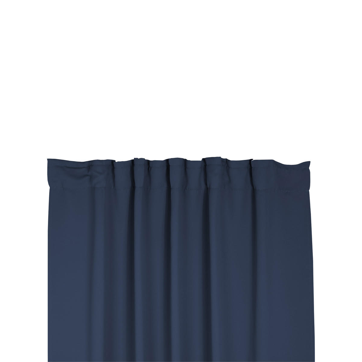 VERDUNKELUNGSVORHANG Kräuselband 300/245 cm Navy Blau - Dunkelblau, Textil (300/245cm) - TiborTex