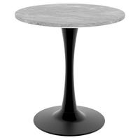 ESSTISCH Schwarz-Grau 70/70/72 cm - Schwarz, Holz (70/70/72cm) - PANGIVO