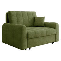 SCHLAFSOFA Viva Moon II - Schwarz/Grün, Holz/Metall (148/85/98cm) - MIRJAN24