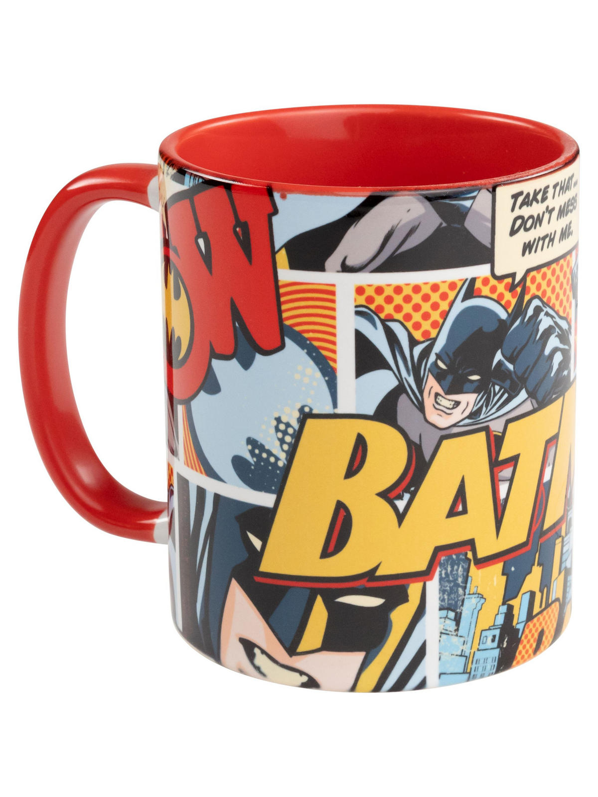 KAFFEEBECHER DC Comics Batman Pow! Rot 320 ml - Rot, Keramik (0.32L) - DC Comics