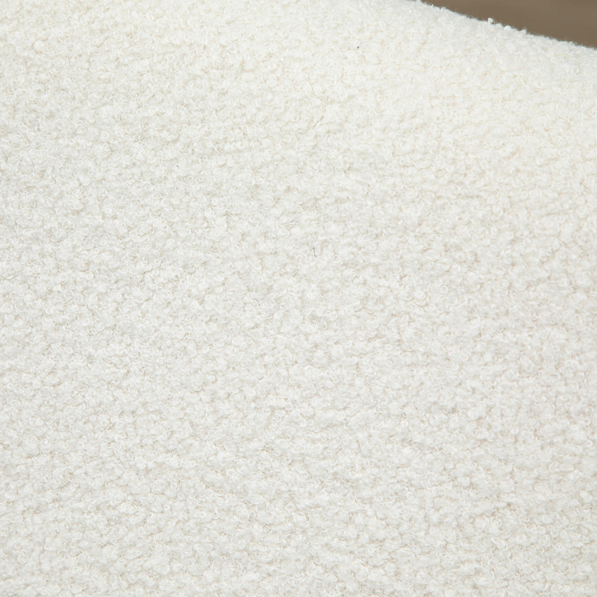 SCHAUKELSTUHL 60/81/71 cm in Cremeweiß mit Teddyfleece und Kautschukholz - Creme, Textil (81/71/60cm) - Flora Grace