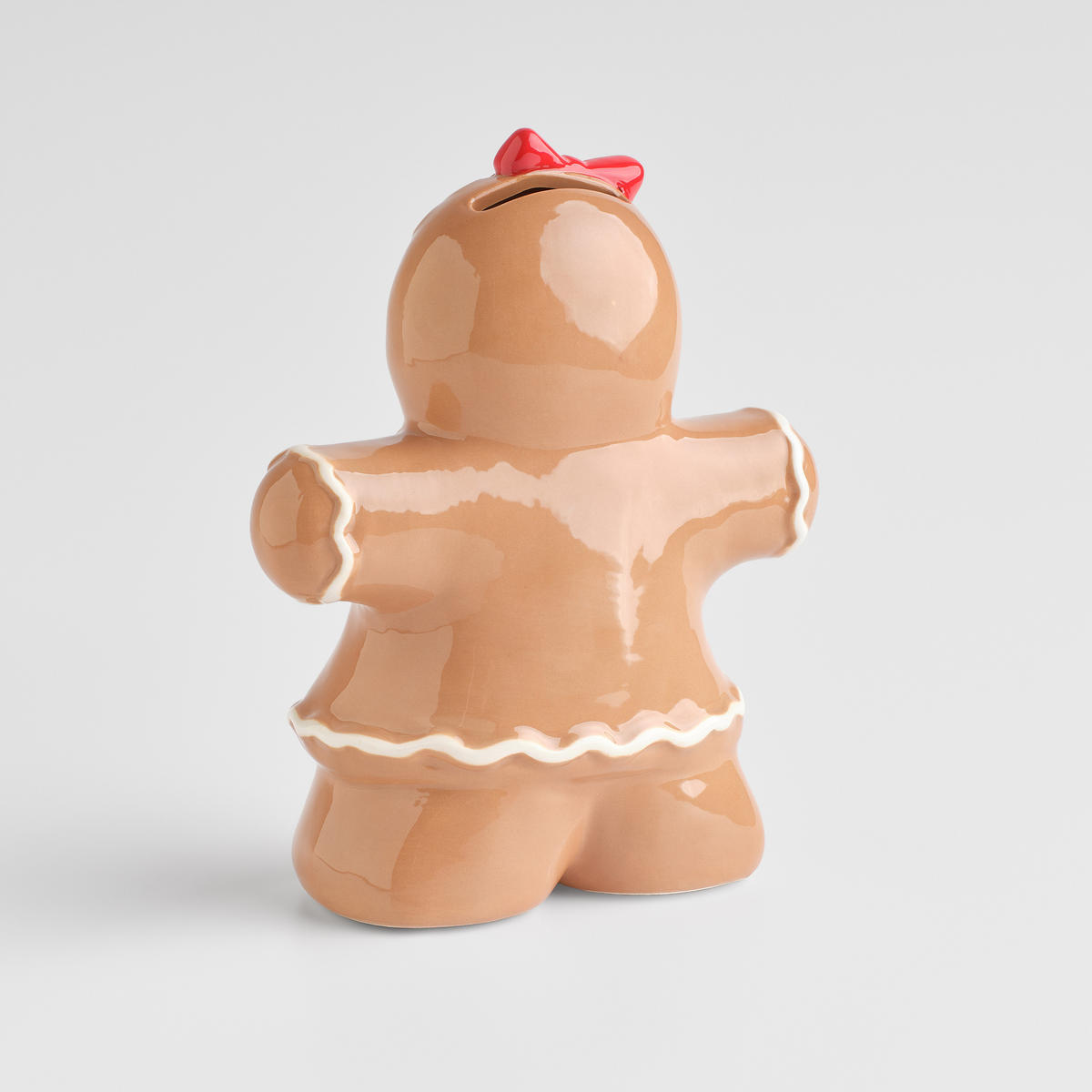 SPARDOSE Bakerisia, Braun, 21x9x17 cm, Dekorative Weihnachtsdeko - Braun, Keramik (9/21/17cm) - home&you