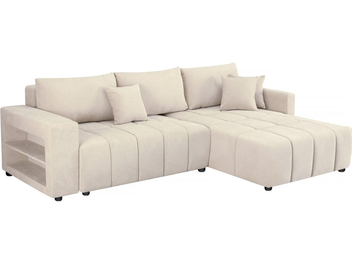 ECKSOFA trocadero beige - Beige, Textil (178/264cm) - Habitat Garten