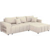 ECKSOFA trocadero beige - Beige, Textil (178/264cm) - Habitat Garten
