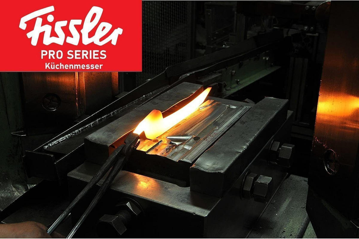 SANTOKUMESSER Pro Series 13cm Edelstahl Küchenmesser - Silberfarben/Schwarz, Kunststoff/Metall (30cm) - Fissler