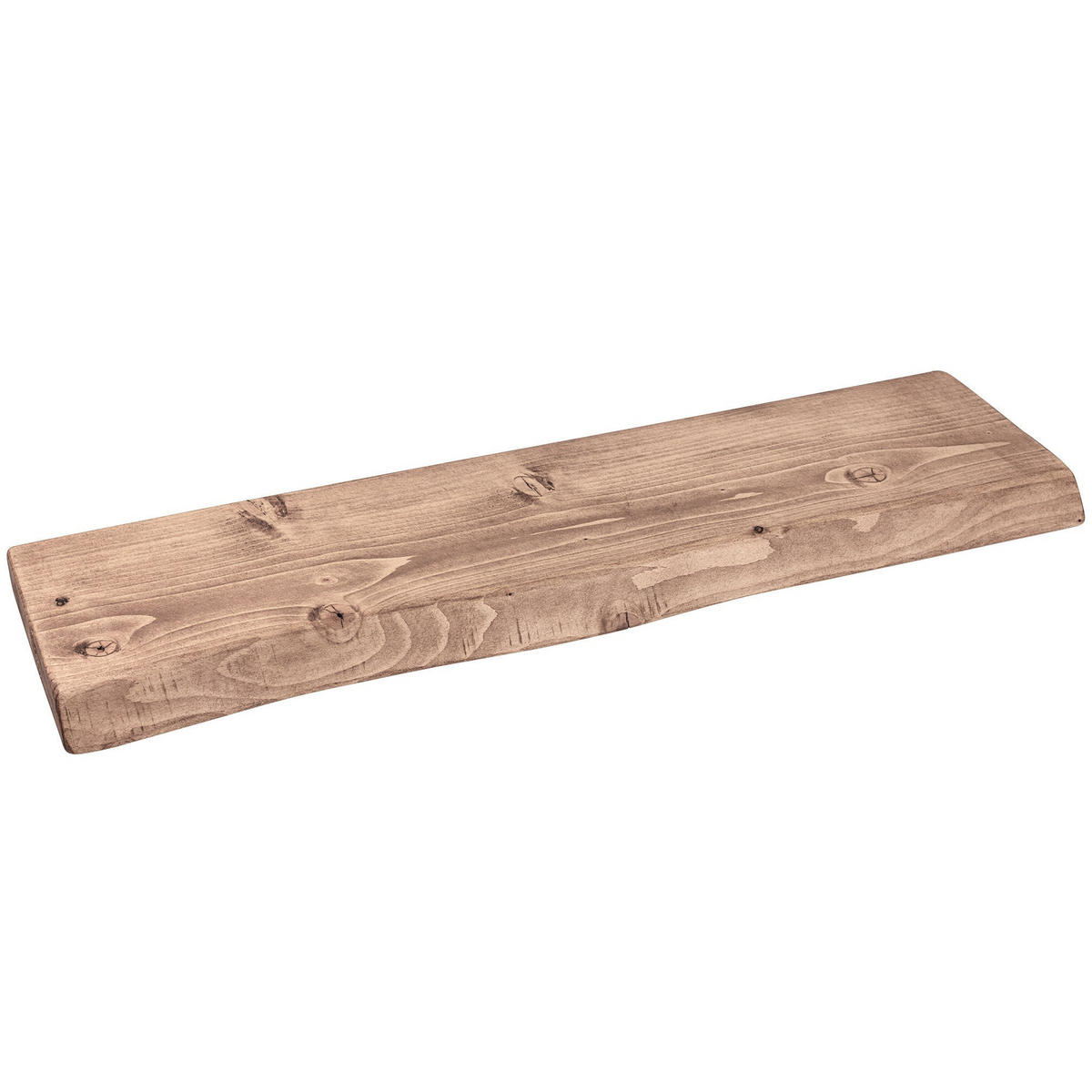 WANDREGAL rustikales 22/3,8/90 cm hell - Hellbraun, Holz (90/3.8/22cm)