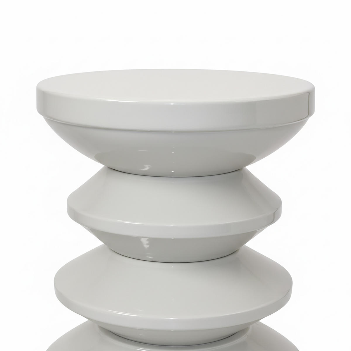 STRANSKA miza - siva, kovina (35/35/46cm) - Relaxdays