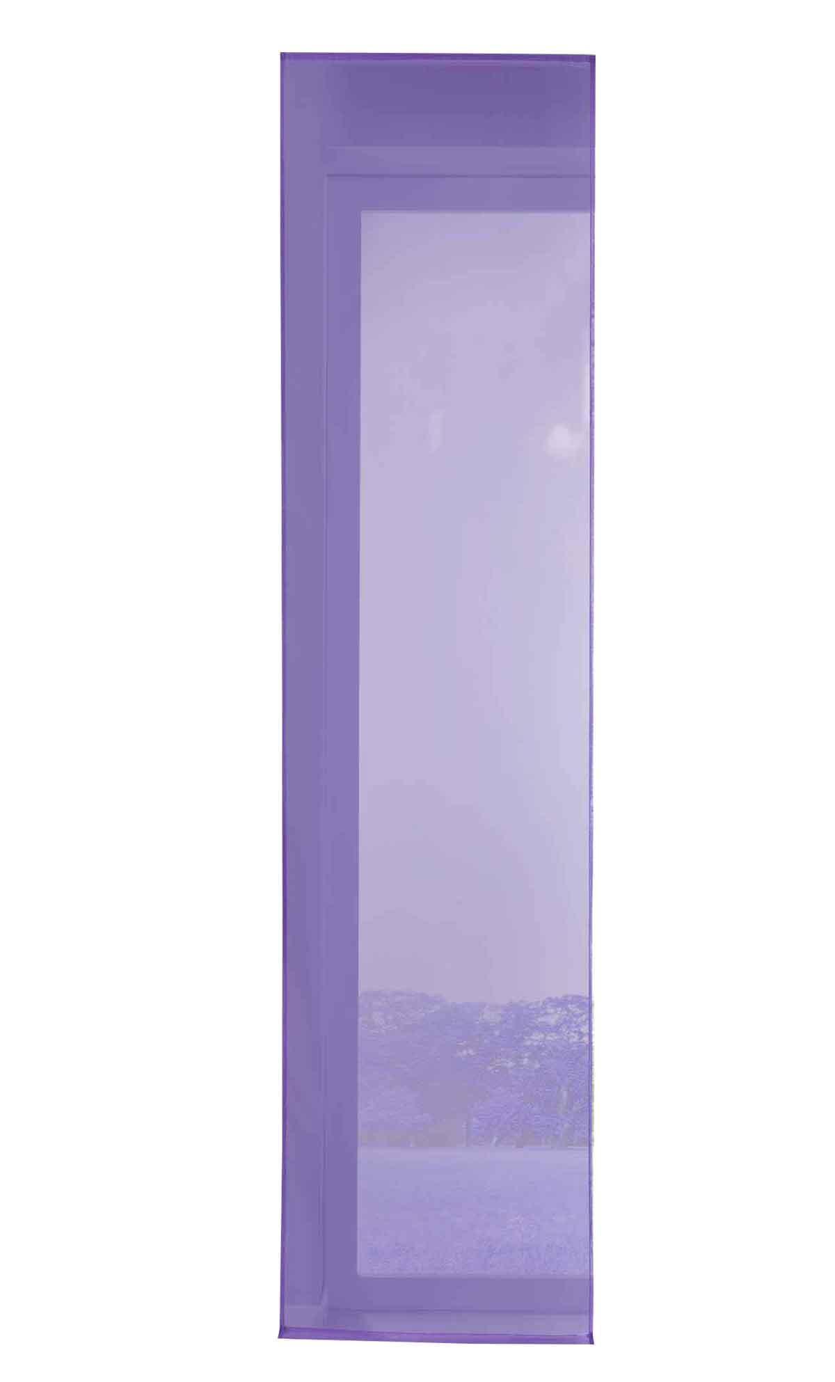 Gardinenbox Vorhang Lila 60x245x245 cm