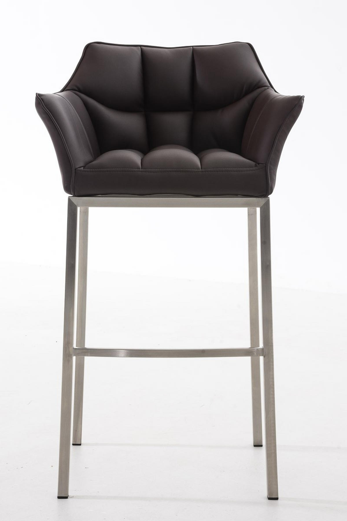 BARHOCKER Damaso 110x64x48 cm braun - Braun, Leder (64/110/48cm) - furnicato