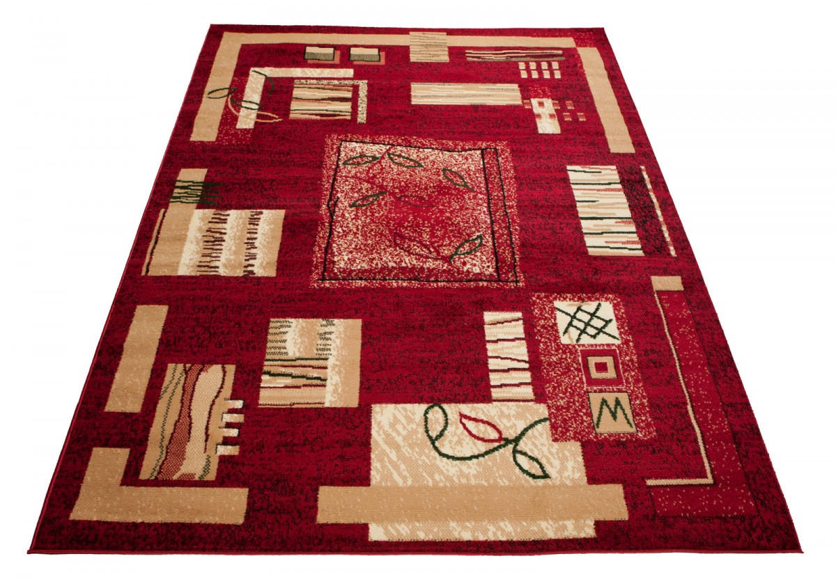 TEPPICH ATLAS Rot Beige 180/250 cm - Beige/Rot, Textil (180/250cm) - Tapiso