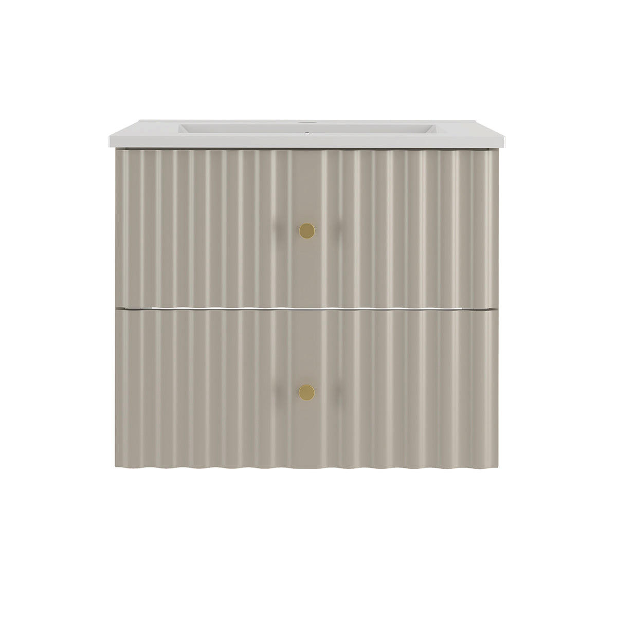 WASCHTISCH 60cm Izae Kaschmir - Beige, Holzwerkstoff (60/50/45.8cm) - Petits-meubles