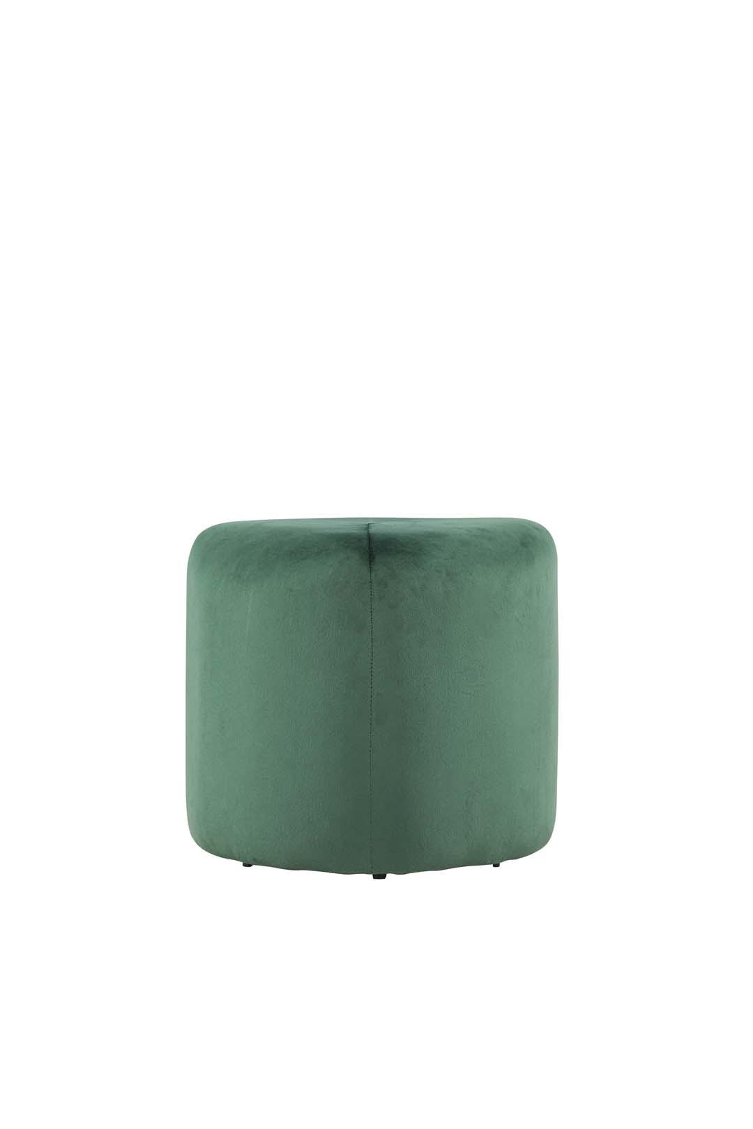 POUF, Peg, Grün, Kunstfell, 46 x 46 x 40 cm - Grün, Textil/Fell (46/40/46cm) - ebuy24