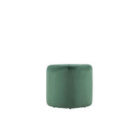 POUF, Peg, Grün, Kunstfell, 46 x 46 x 40 cm - Grün, Textil/Fell (46/40/46cm) - ebuy24