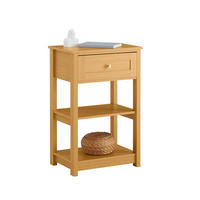 NACHTTISCH Natur - Naturfarben, Holzwerkstoff (45/68/30cm) - SoBuy