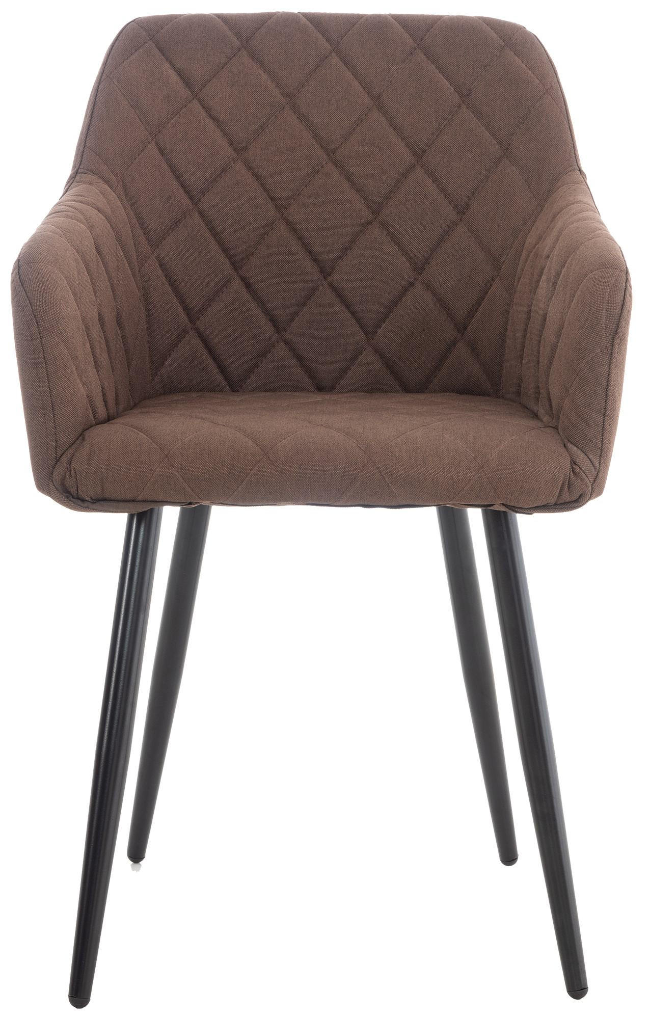 Thumbnail - CLP Armlehnenstuhl, Braun, Textil, 47x84x44 cm, Esszimmer, Stühle, Esszimmerstühle, Armlehnenstühle