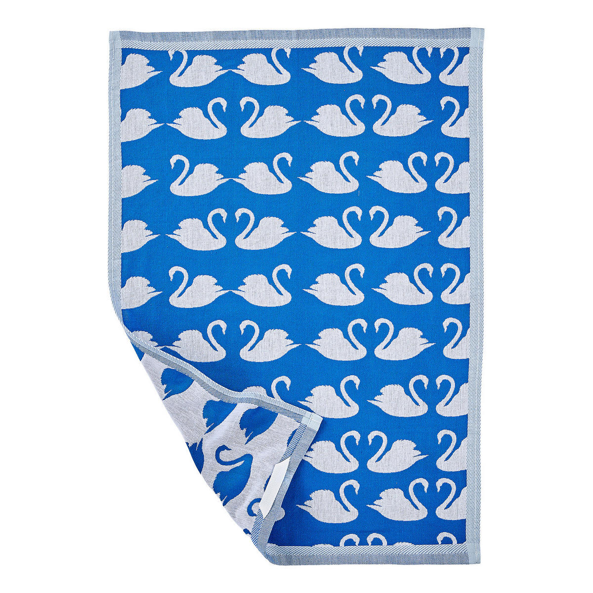 KÜCHENTUCH Sweet Xmas Schwan - Blau, Textil (50/67cm) - Butlers