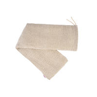 BAGUETTEBEUTEL Leinen-Waffelpique 18/70 cm - Beige/Naturfarben, Textil (18/1/70cm) - beties Heimtextil