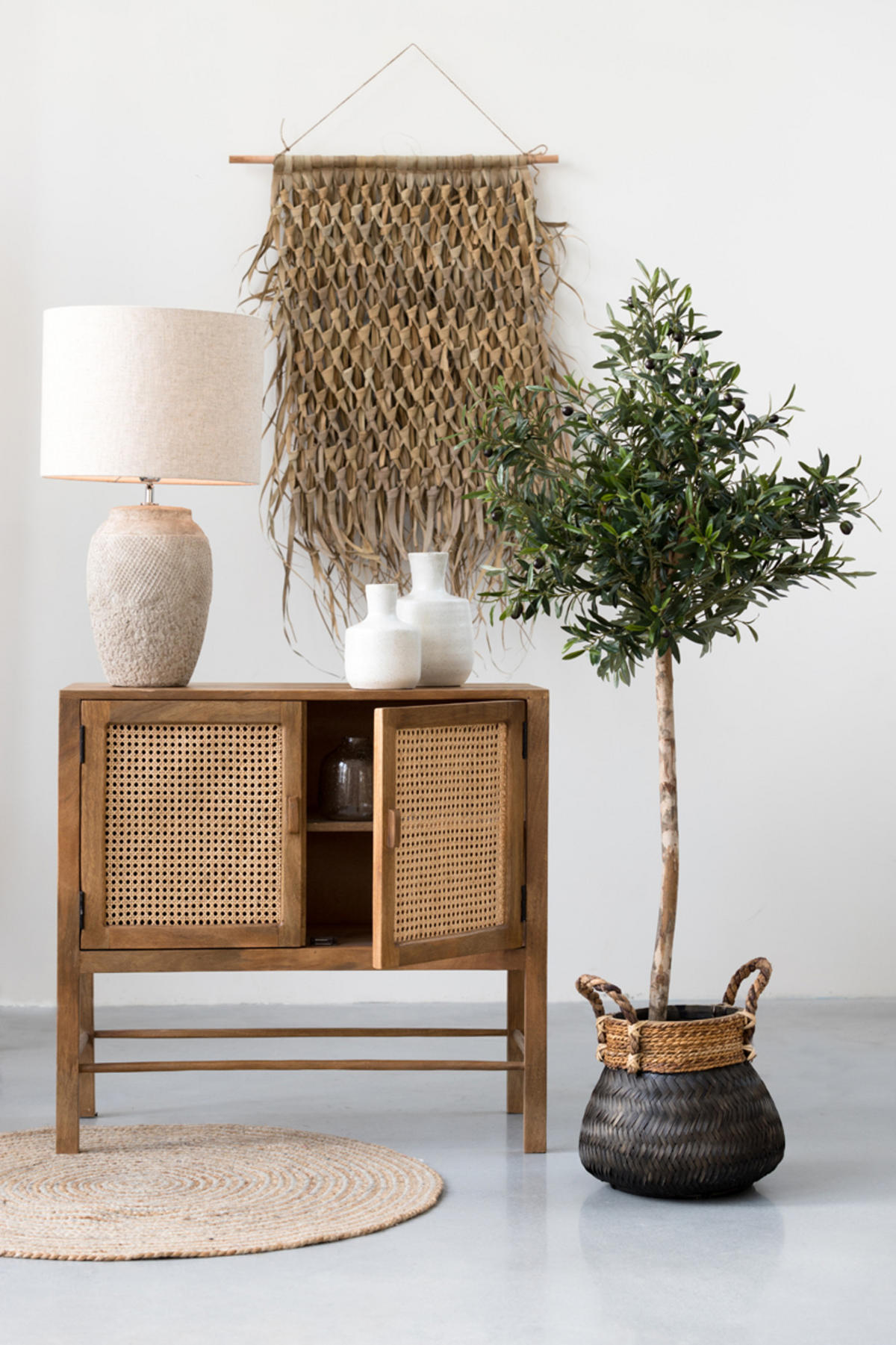 SCHRANK Nipas Braun 88/40/84 cm - Braun, Holz (40/84/88cm) - Light & Living